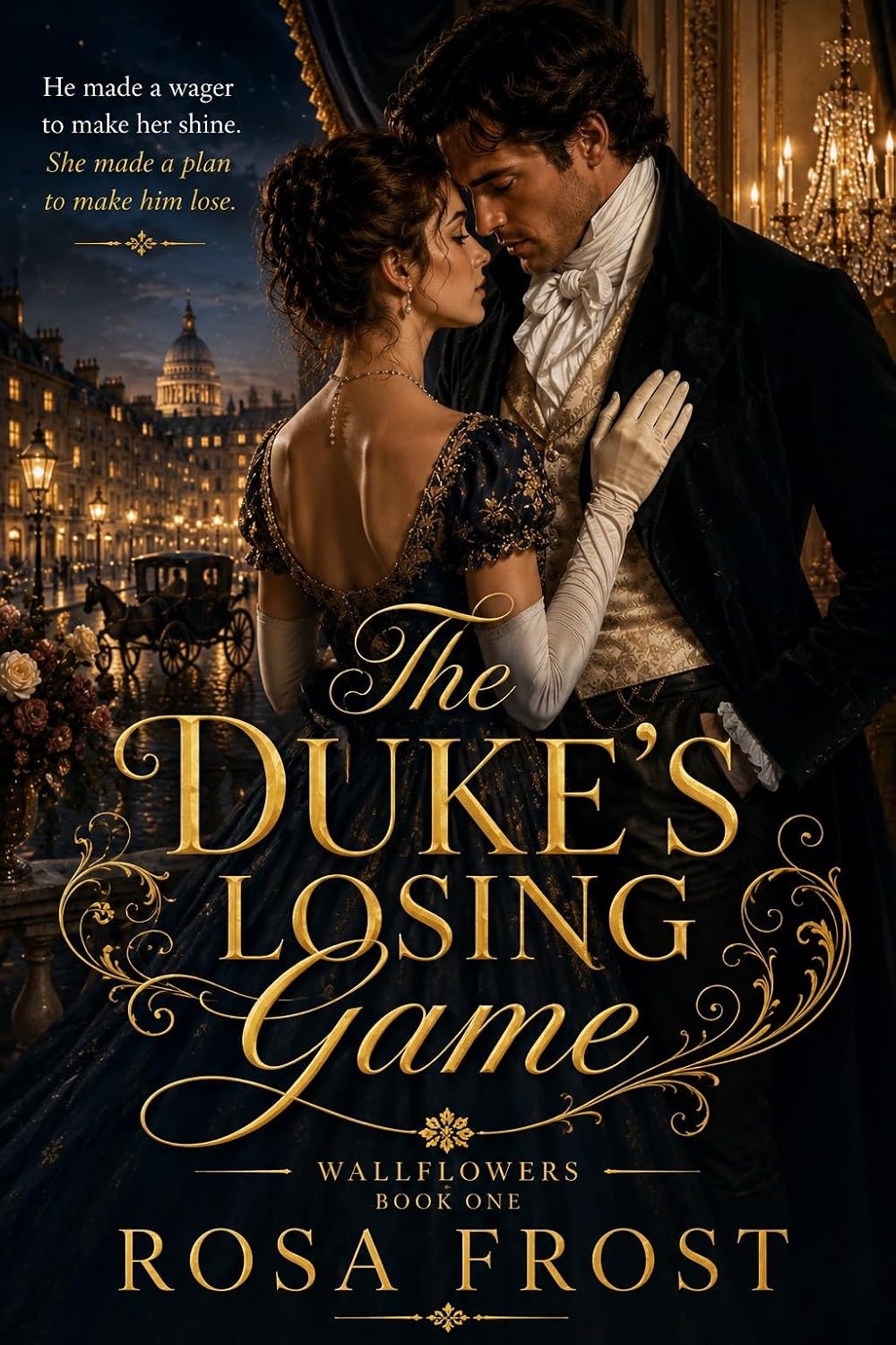 Cover of The Duke's Losing Game by Rosa Frost